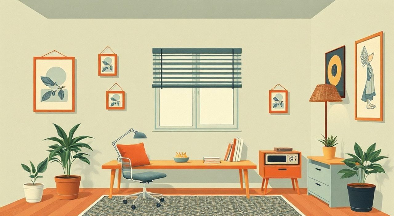 ТОП-5 идей винтажные постеры в стиле корейский neomodern для студии 20 м²