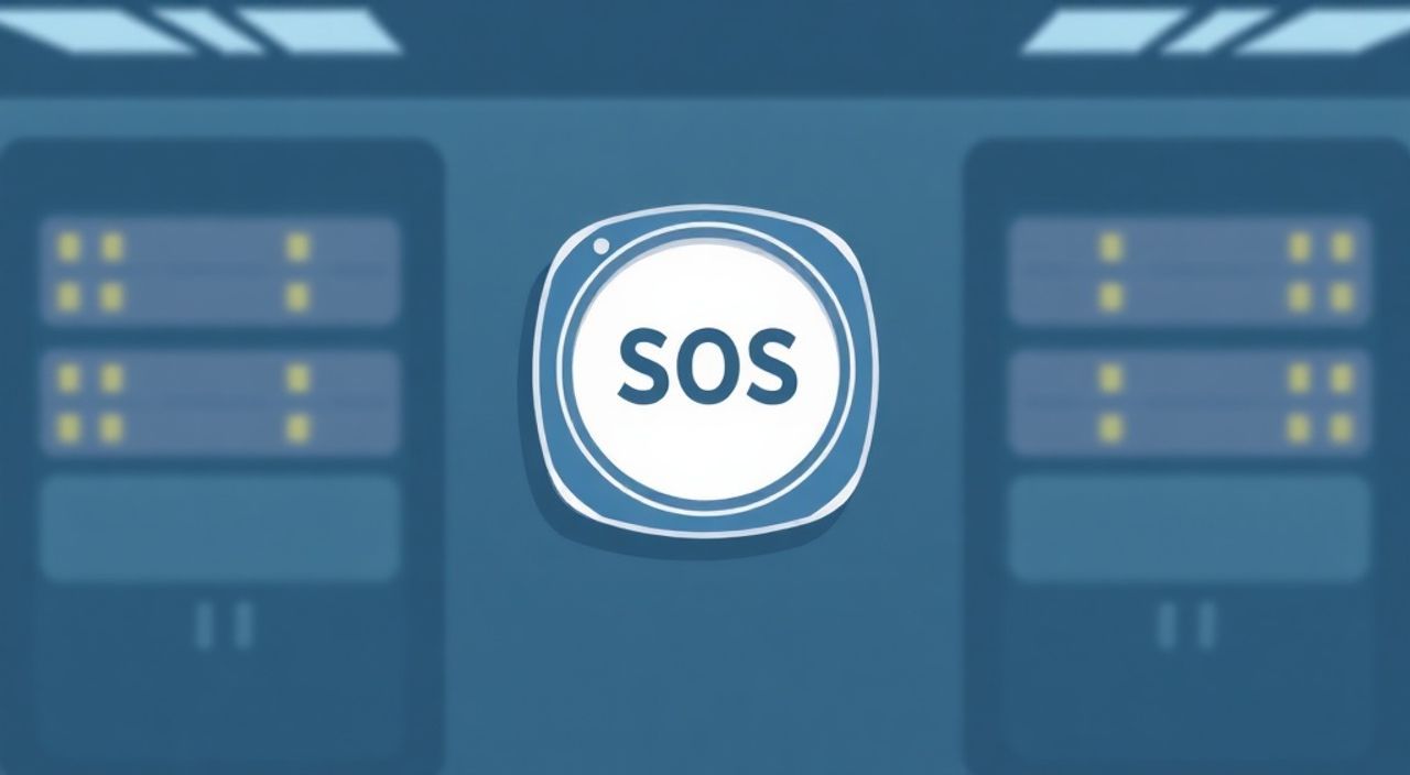 ТОП-5 ошибок при установке кнопка SOS в серверной
