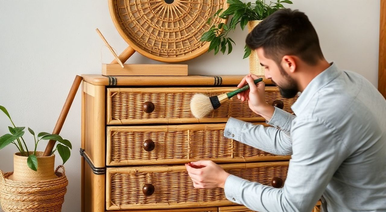 ТОП-5: шервуд-брашинга комода из ротанга