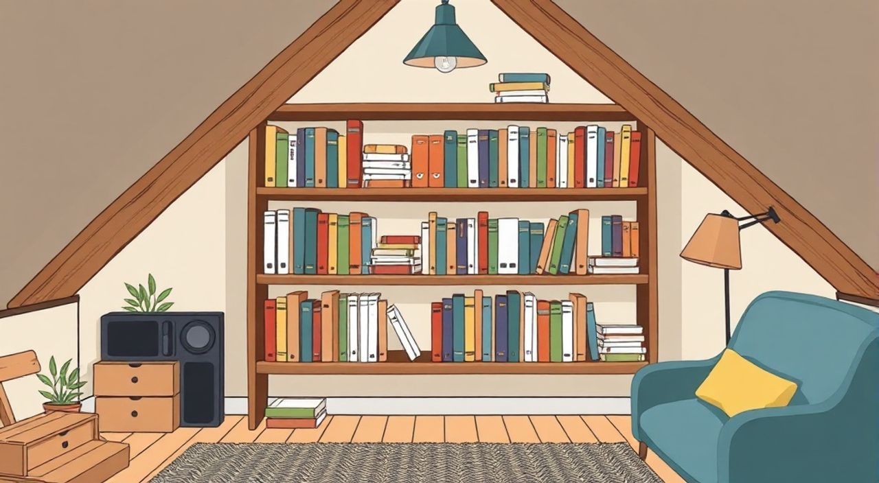 ТОП-5 способов закрепить книжного шкафа в мансарды