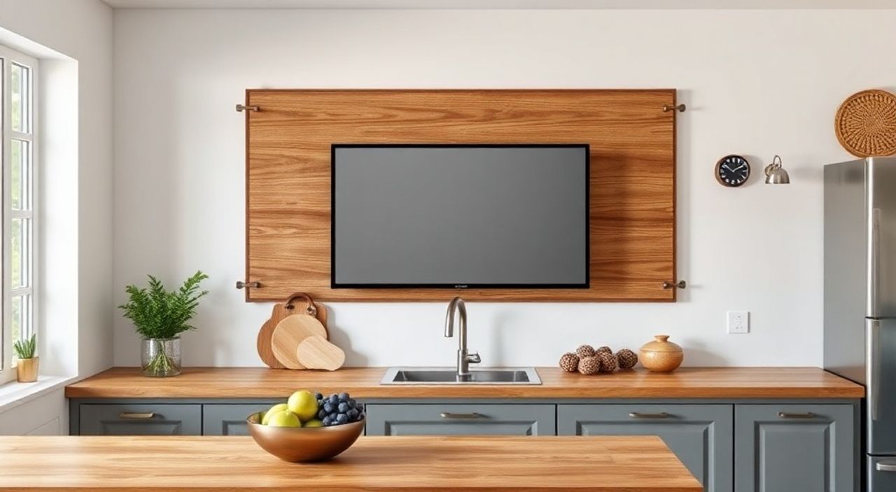 ТОП-5 способов закрепить TV‑панели в кухни