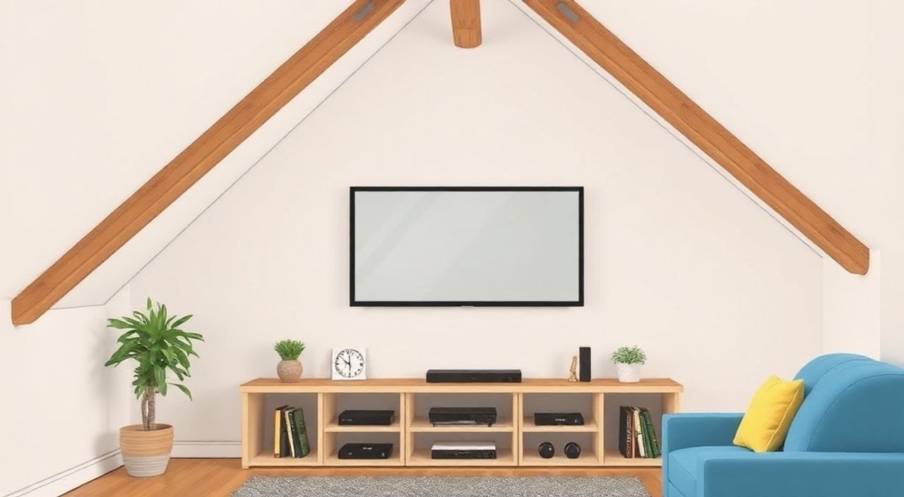ТОП-5 способов закрепить TV‑панели в мансарды
