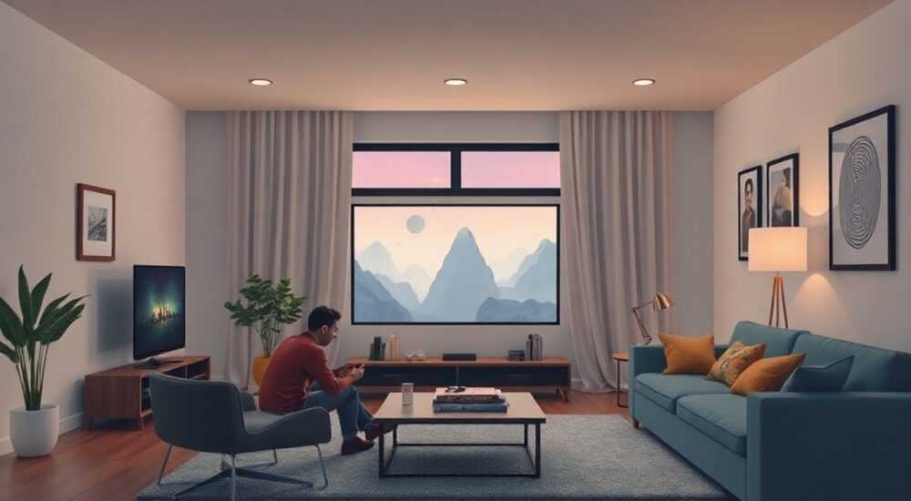 ТОП-5 сценариев «Кино» для гостиной через Apple Home