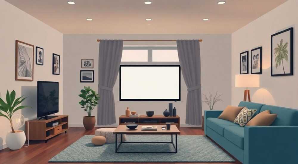 ТОП-5 сценариев «Кино» для гостиной через Yandex Smart Home