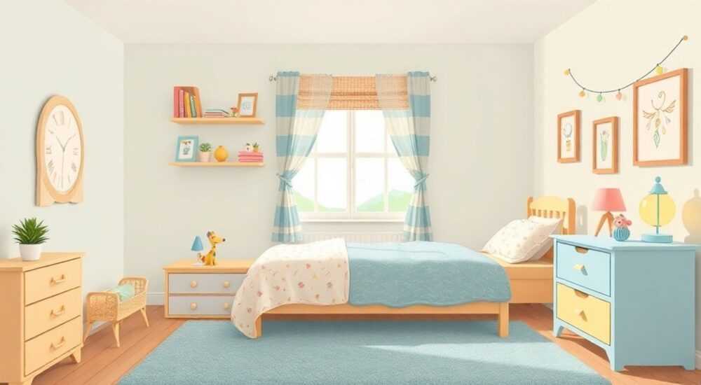 ТОП‑10 советов: kids‑friendly детской комнаты