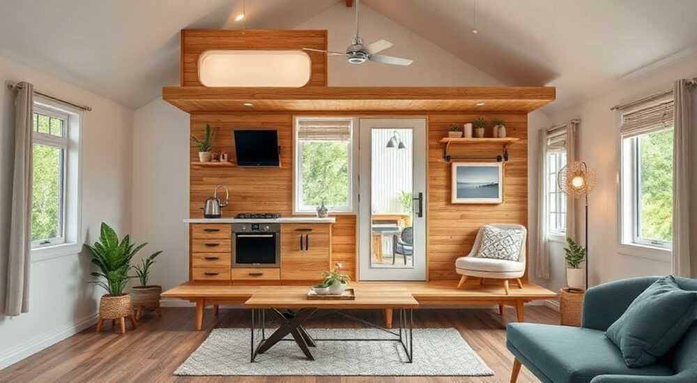 Топ‑10 трендов колористического tiny‑house с мебелью‑трансформером