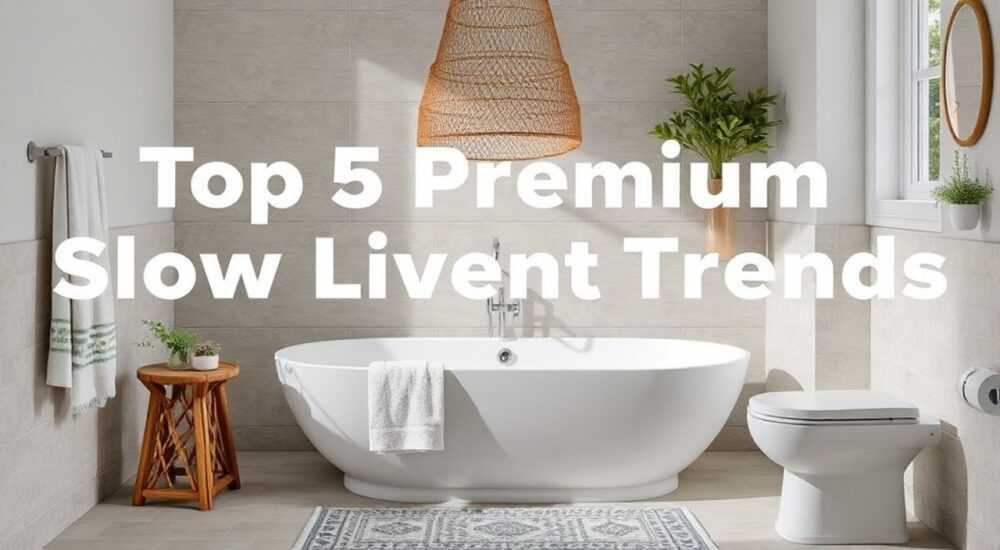 Топ‑5 трендов премиального ванной в стиле slow living