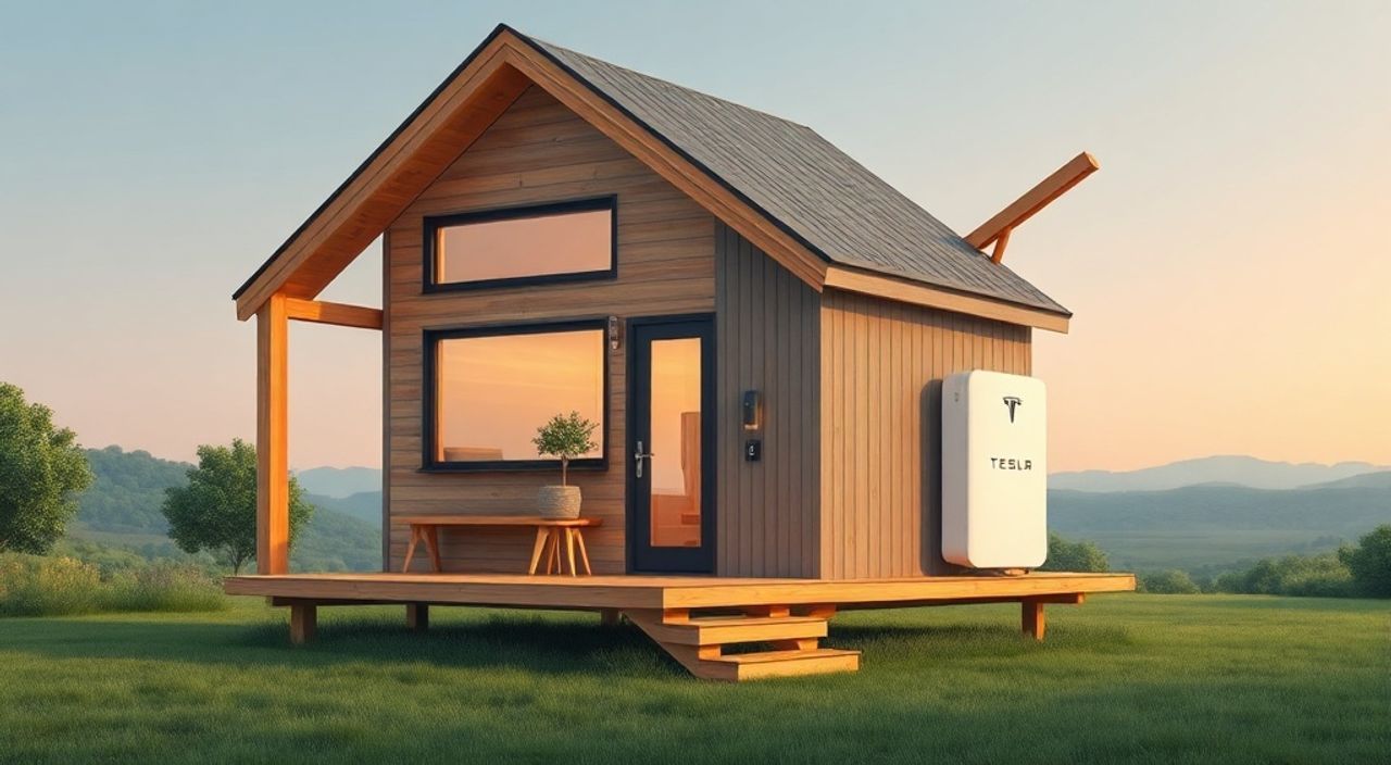 Тренды 2026: A-frame мини-дом и аккумулятор Tesla Powerwall