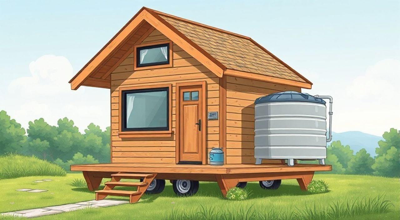 Тренды 2026: A-frame мини-дом и бак дождевой воды