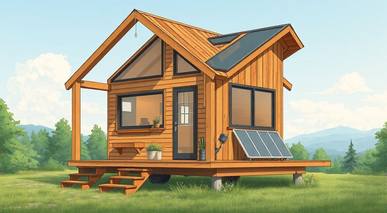 Тренды 2026: A-frame мини-дом и пассивный солнечный коллектор