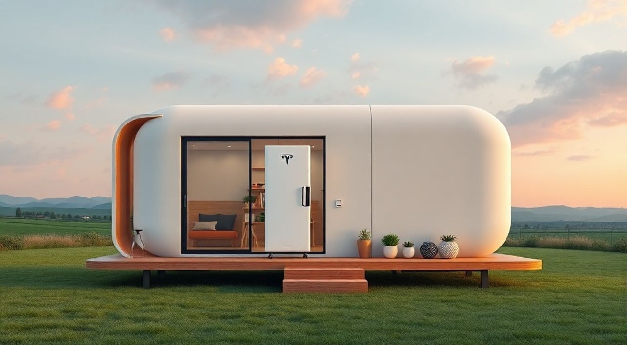 Тренды 2026: дом-капсула и аккумулятор Tesla Powerwall