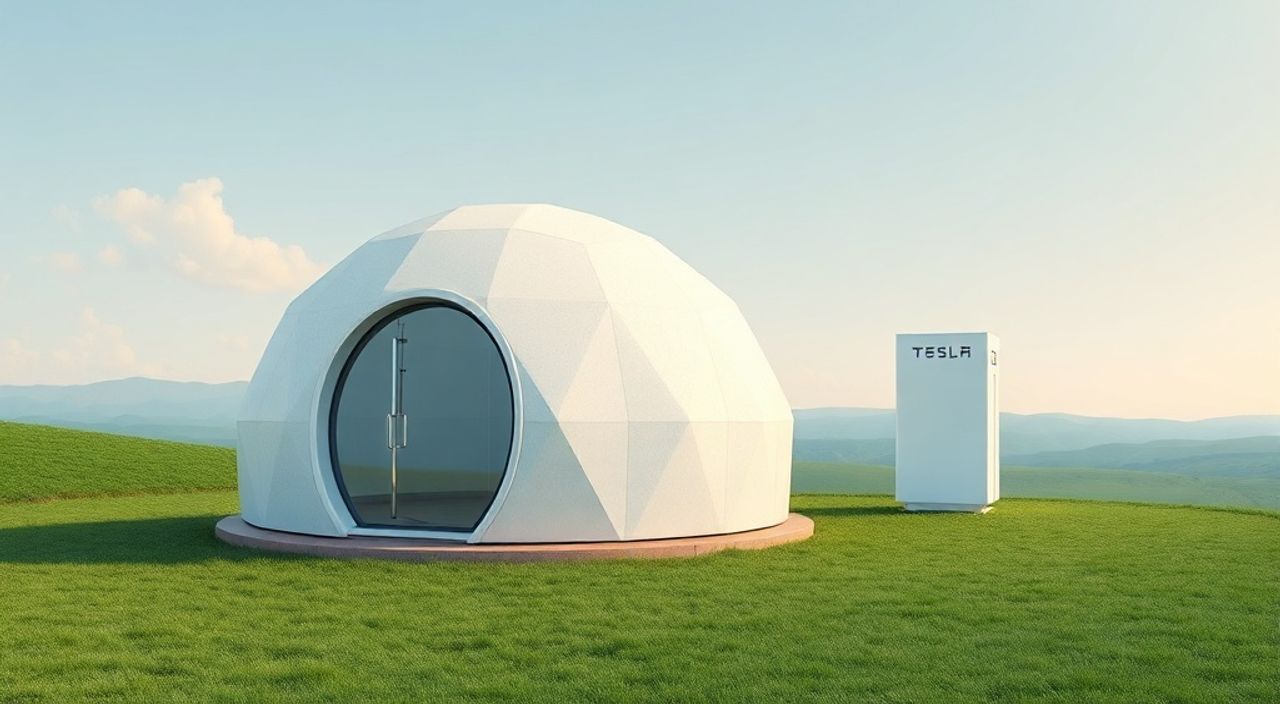 Тренды 2026: geo-dome и аккумулятор Tesla Powerwall