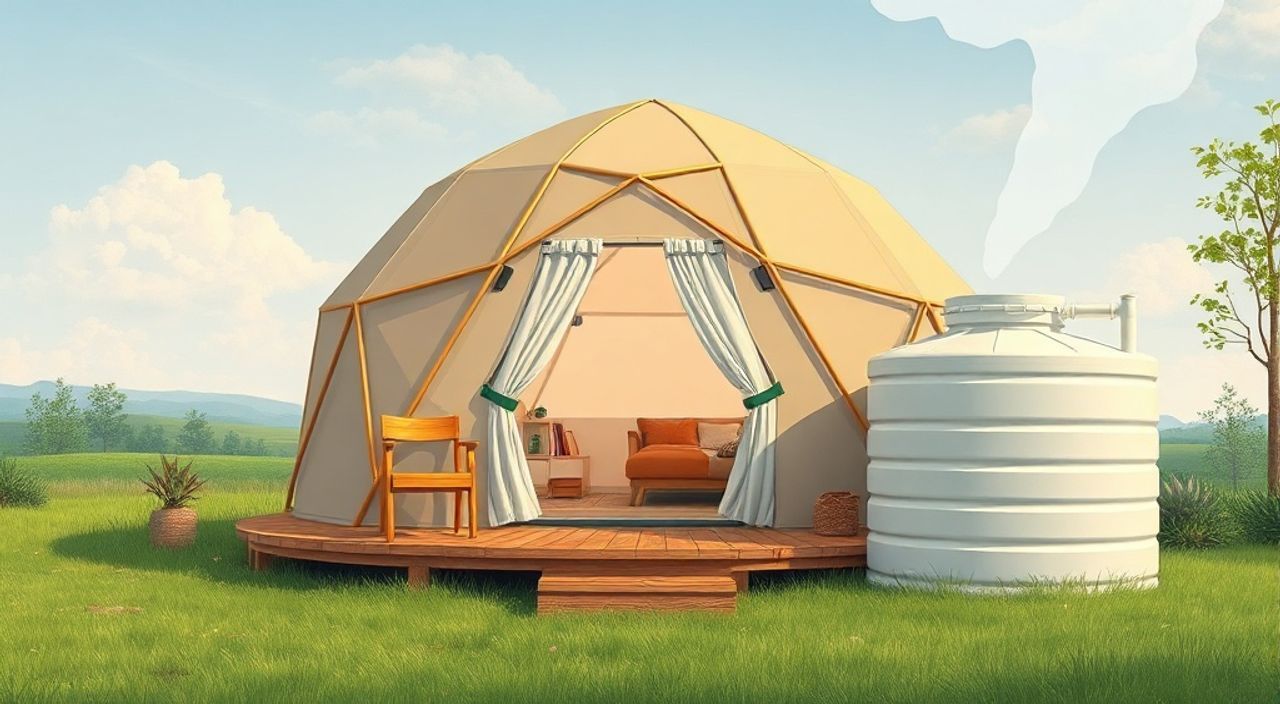 Тренды 2026: Glamping dome и бак дождевой воды