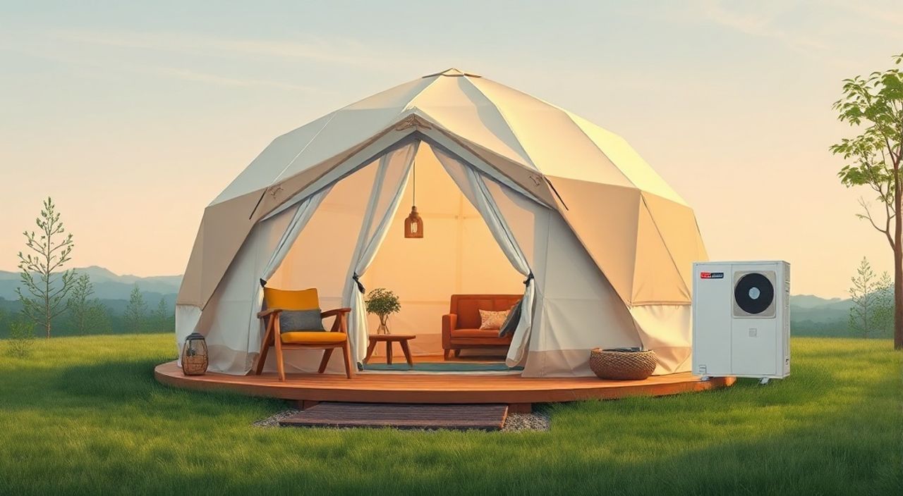 Тренды 2026: Glamping dome и мини-тепловой насос