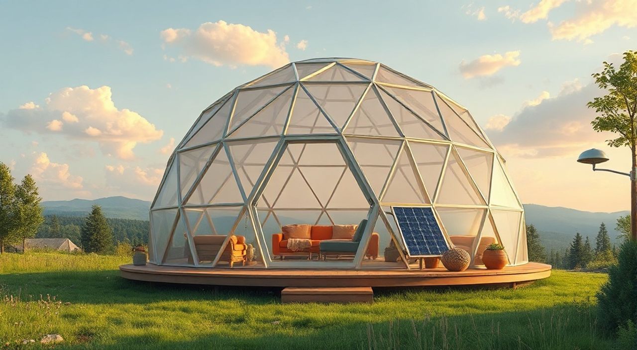 Тренды 2026: Glamping dome и пассивный солнечный коллектор
