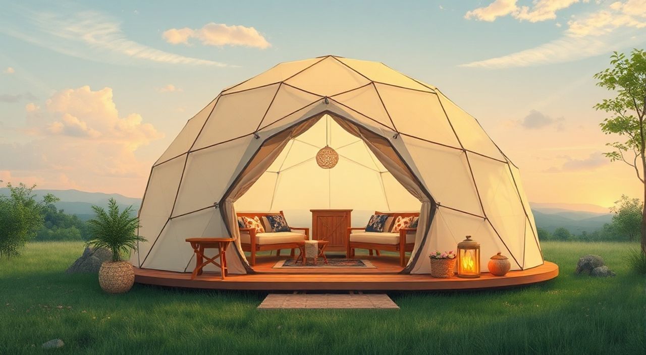 Тренды 2026: Glamping dome и система сбора росы