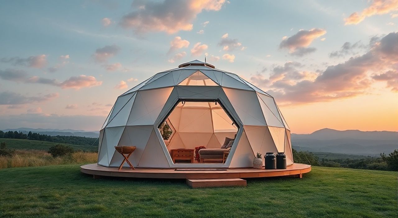Тренды 2026: Glamping dome и солнечную батарею Pylontech