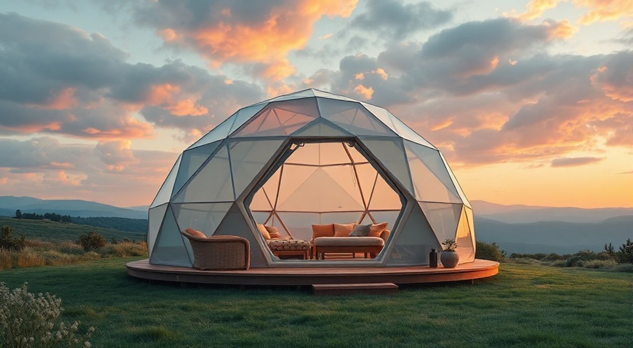 Тренды 2026: Glamping dome и водородный аккумулятор