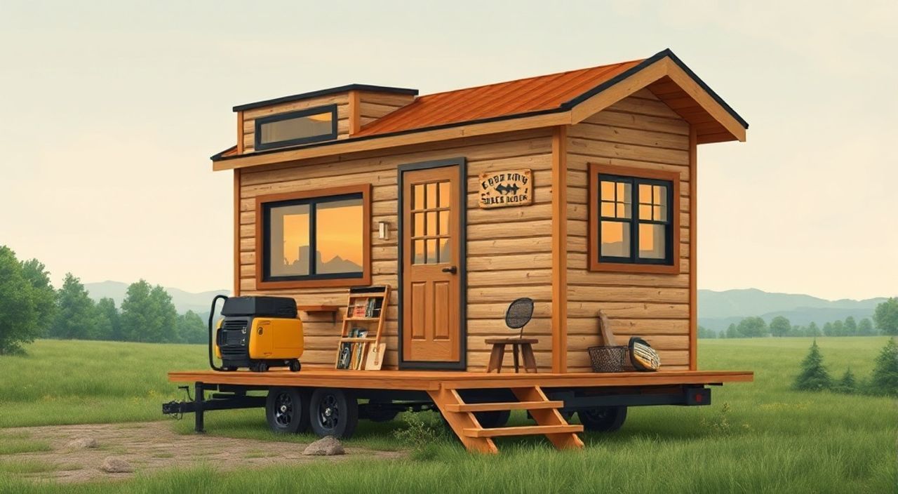 Тренды 2026: off-grid tiny-house и дизель-генератор