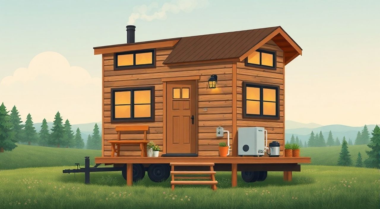 Тренды 2026: off-grid tiny-house и дымовой тепловой насос