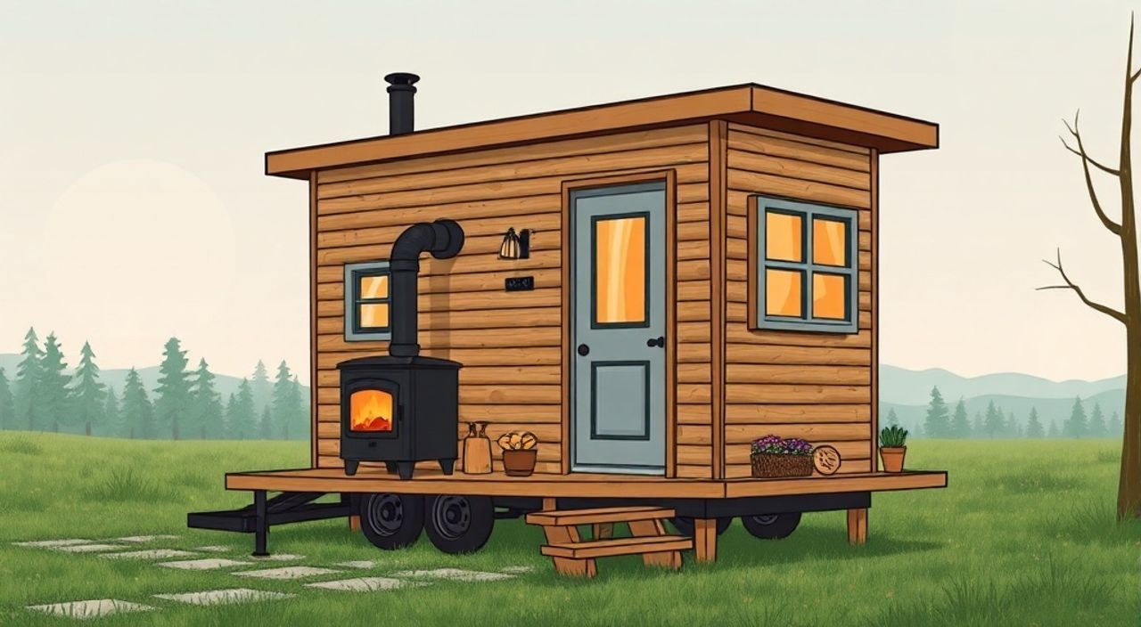 Тренды 2026: off-grid tiny-house и пеллетную печь