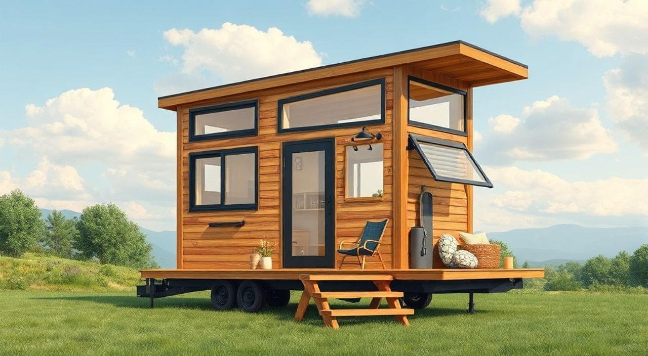 Тренды 2026: складной tiny‑house и пассивный солнечный коллектор