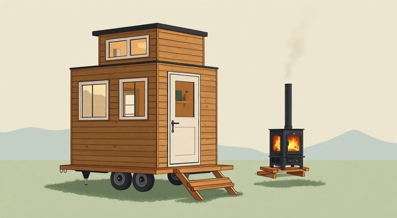 Тренды 2026: складной tiny‑house и пеллетную печь