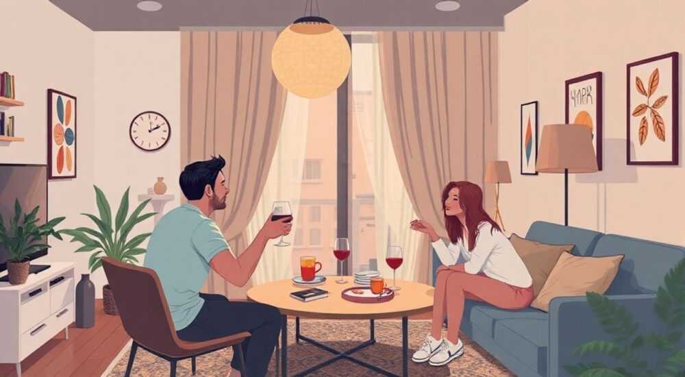 Тренды 2026: сцены «Party Time» для квартиры-студии