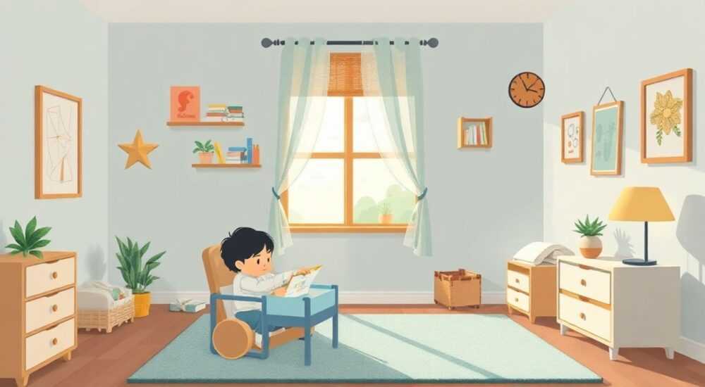 Тренды 2026: сцены «Тихий час» для детской комнаты
