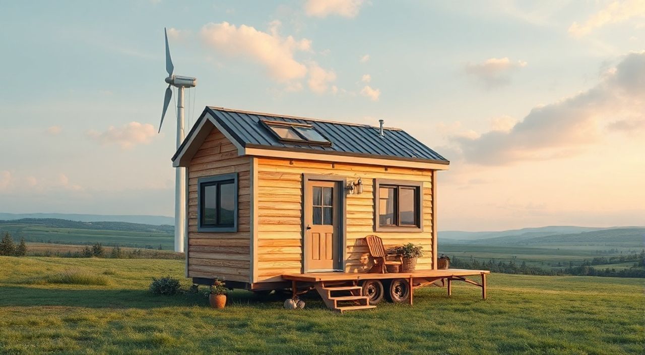 Тренды 2026: tiny-house и ветрогенератор