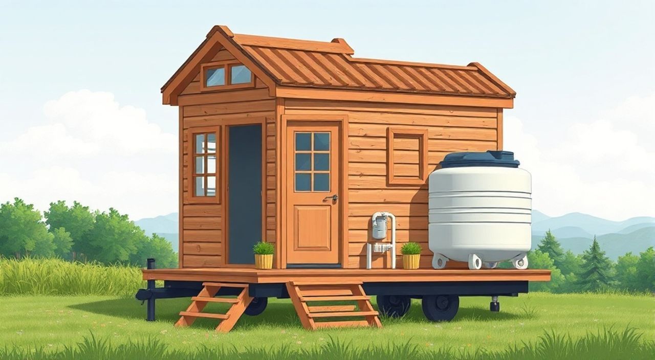 Тренды 2026: tiny‑house и бак для дождевой воды