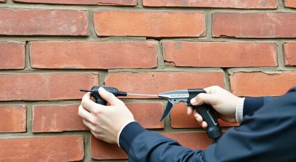 Трещина в кирпичной кладке чем заделать