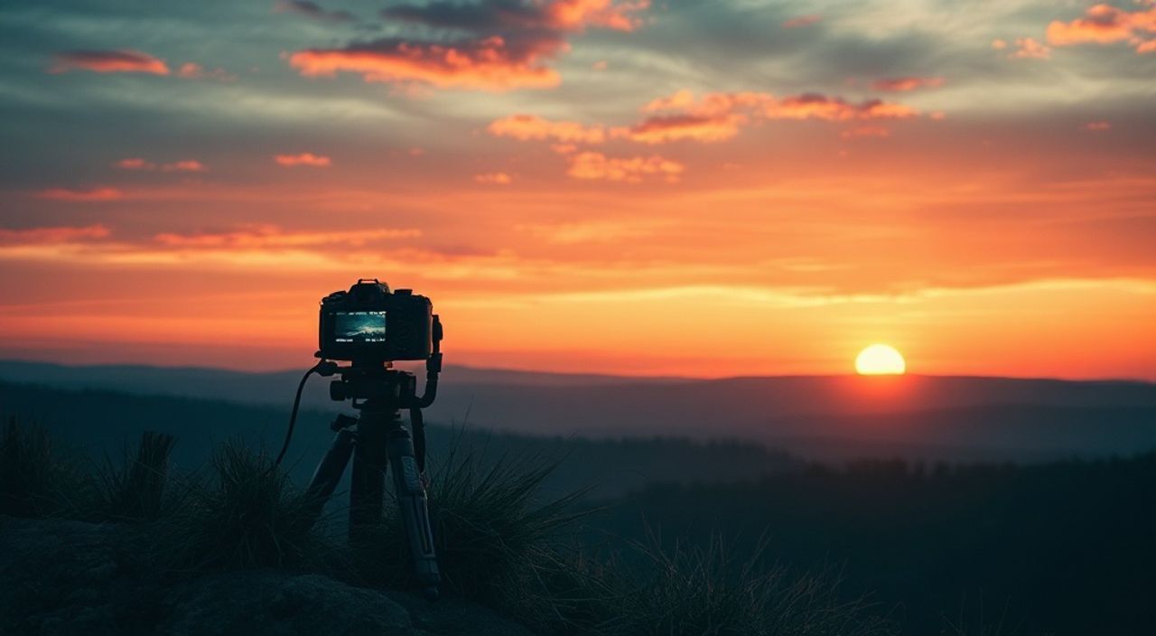 Цианотипия + adobe lightroom для пейзажа на закате