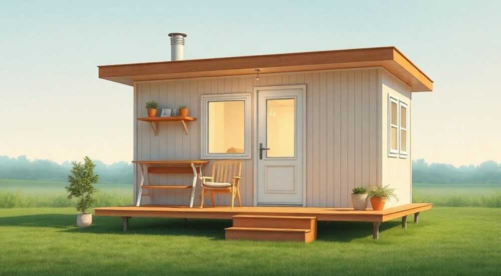 Вдохновение для для ретро студии 20 м² для каркасных домов