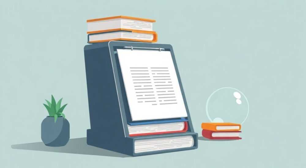 Вертикальное хранение книг