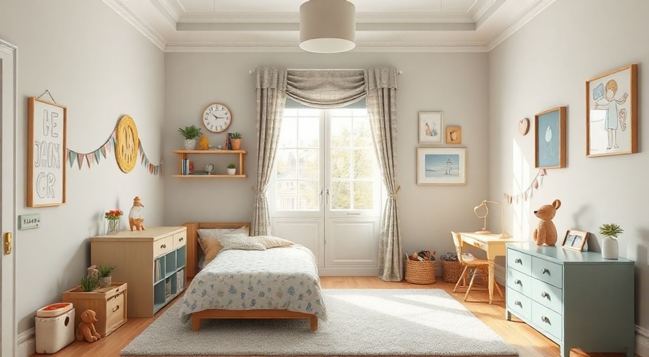 Викторианский: 5 причин выбрать для детской 10 м²