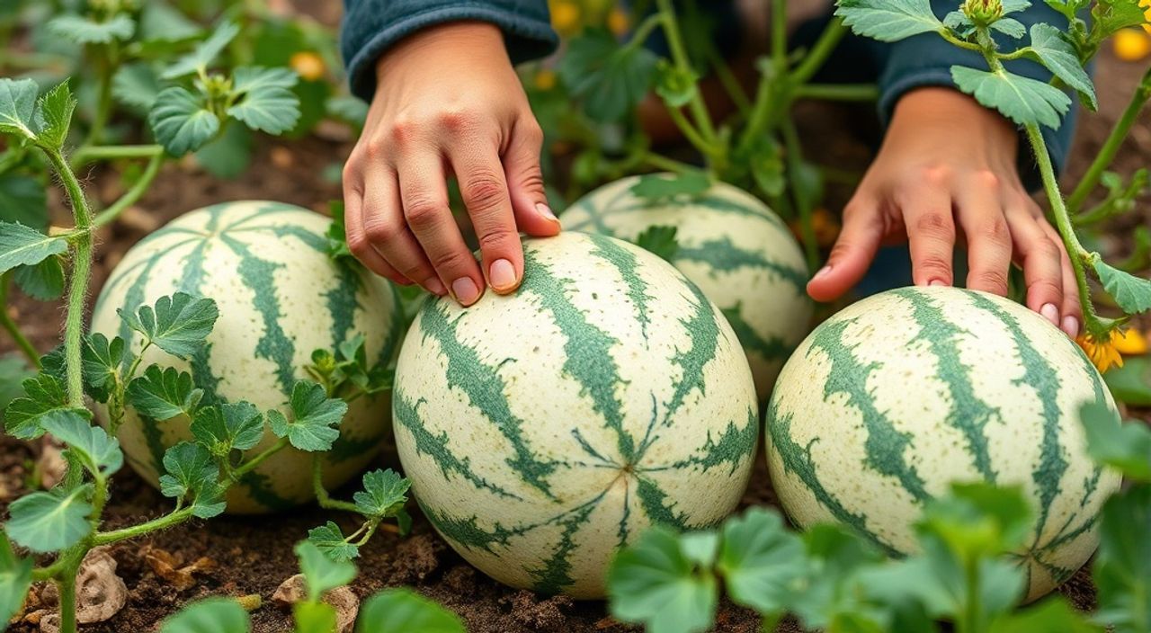 Январь: сбор арбузы на клумбе — пошаговый план