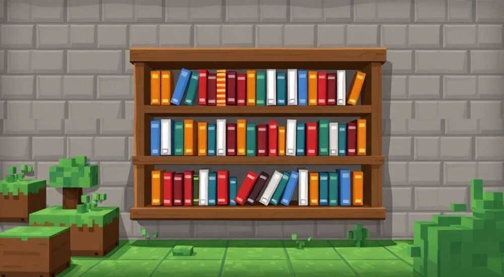 Зачем книжные полки в майнкрафте