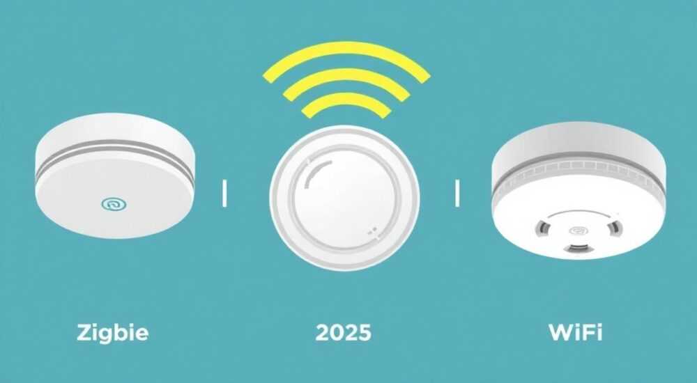 Zigbee vs Wi‑Fi: что выбрать для датчики дыма в 2025