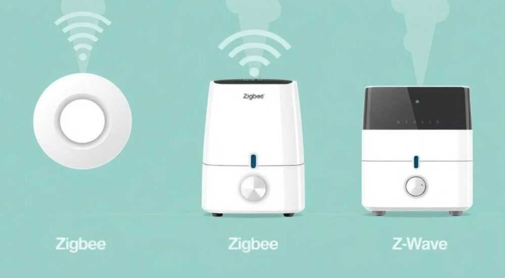 Zigbee vs Z‑Wave: что выбрать для умные увлажнители в 2026