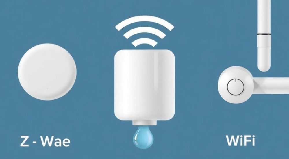 Z‑Wave vs Wi‑Fi: что выбрать для датчики утечки воды в 2026