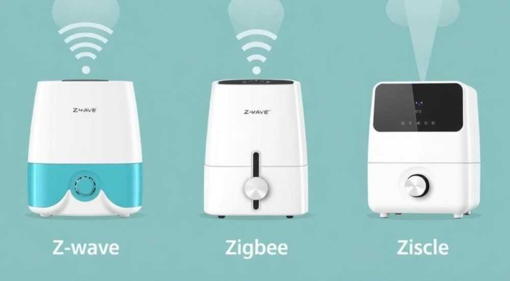 Z‑Wave vs Zigbee: что выбрать для умные увлажнители в 2026