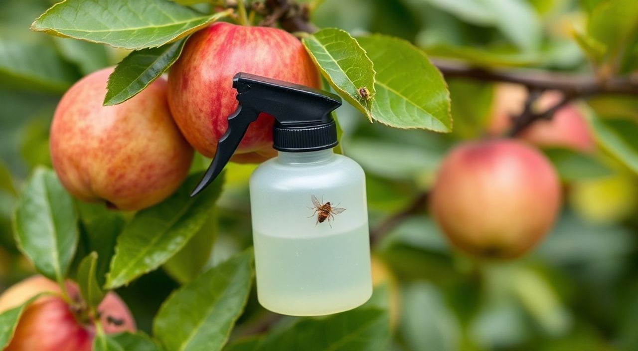 Чем опрыскать яблоню и сливу от тли