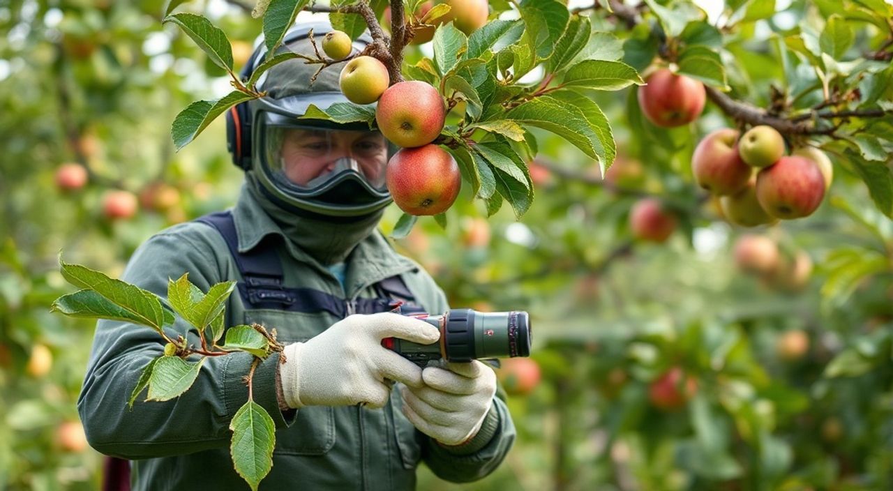 Чем полить яблоню от вредителей