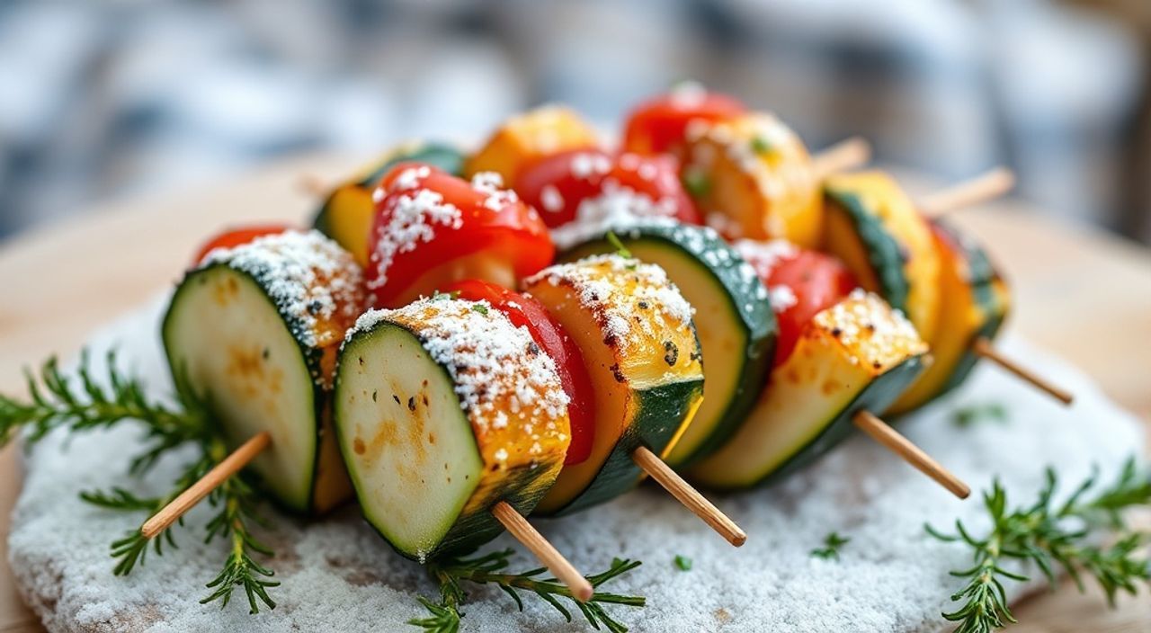 Кабачки как шашлык на зиму