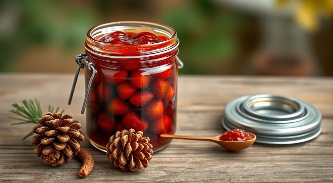Как делают варенье из шишек