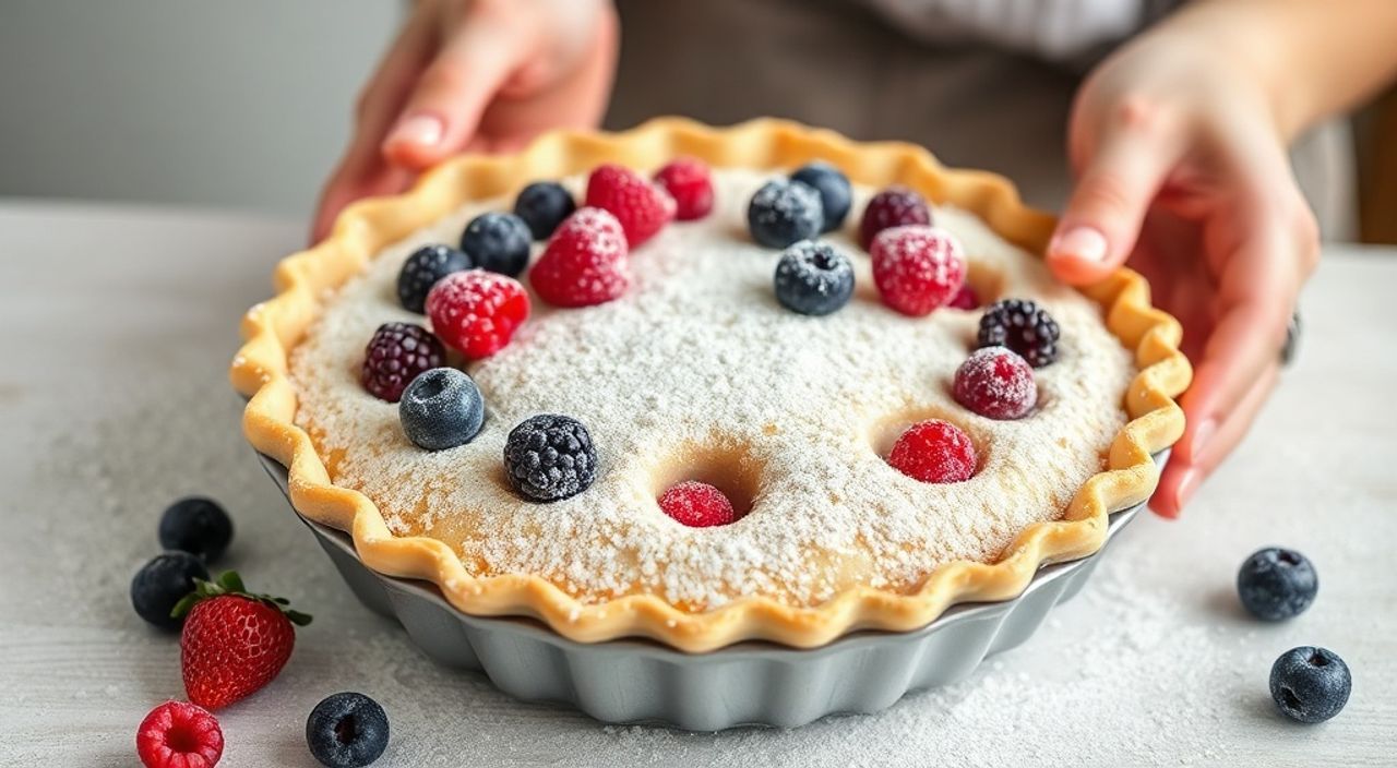 Как приготовить пирог из замороженных ягод