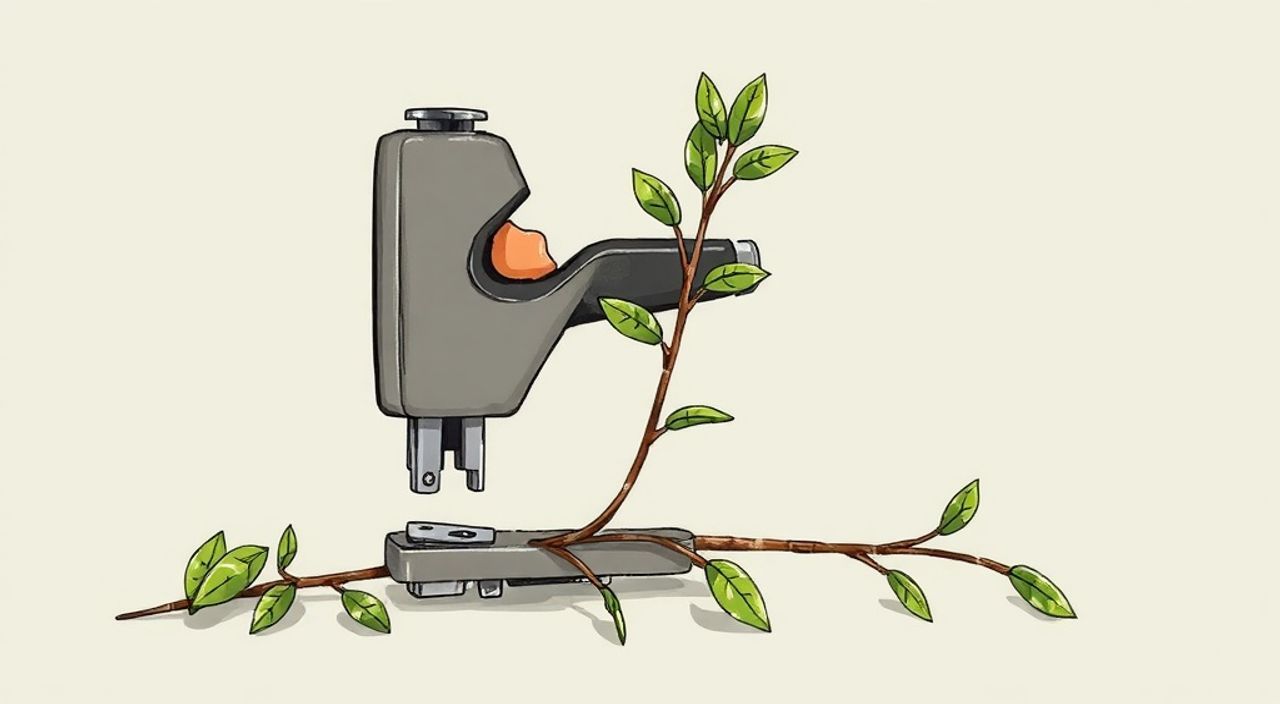 Как работает степлер для подвязки растений