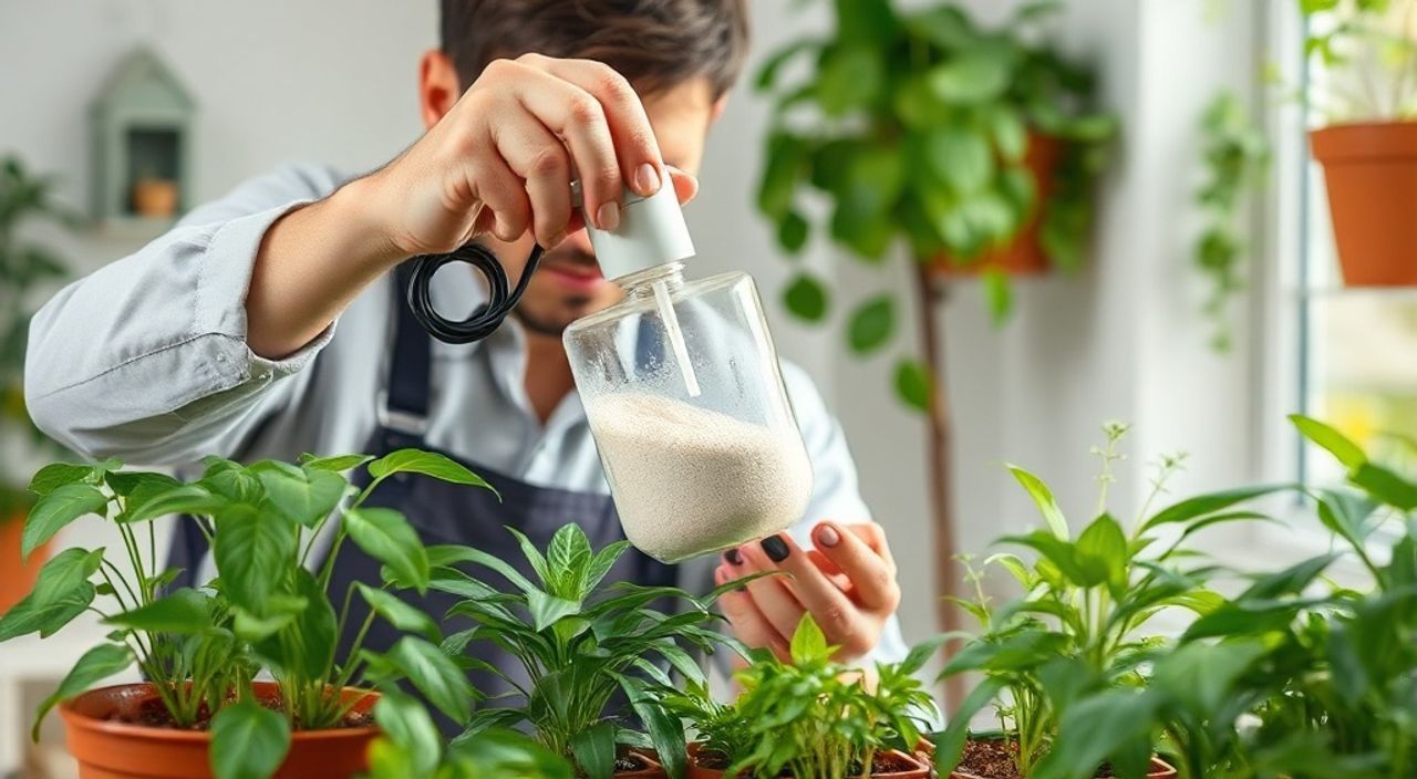 Как разводить удобрение для комнатных растений