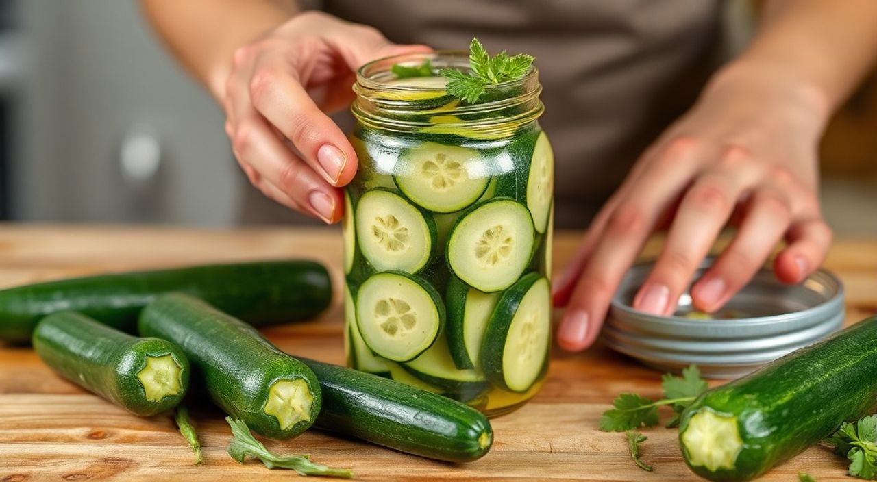 Как сделать маринованные кабачки